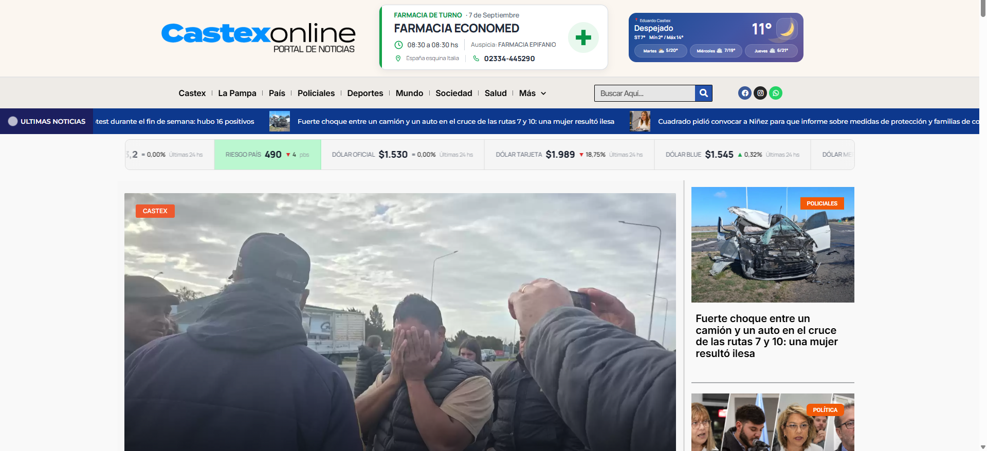 Captura de Castex Online